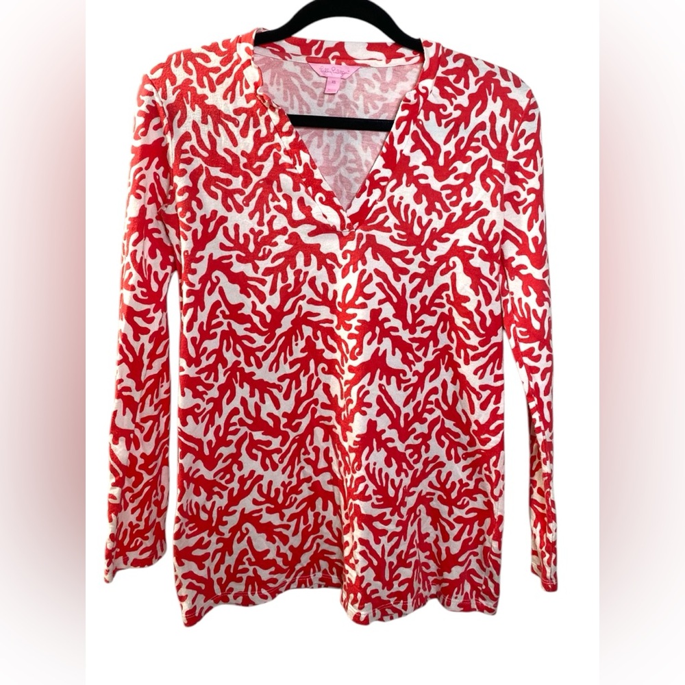 Lilly‎ Pulitzer | XS Coral Reef Print Odette Tunic